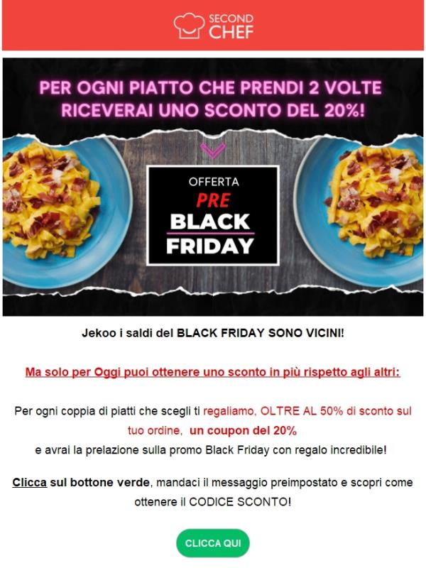 Prelazione Black Friday: termina oggi!