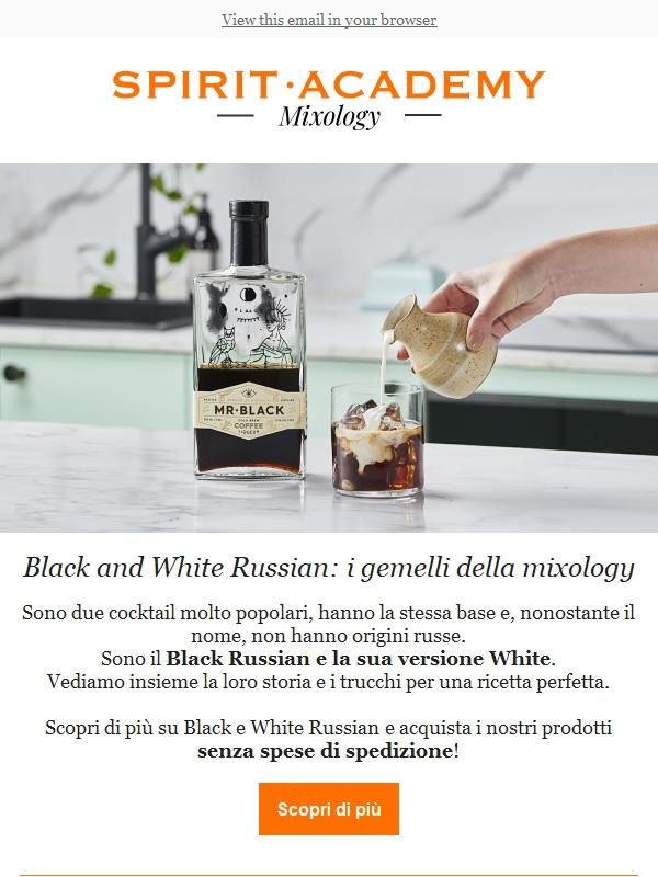 Black e White Russian: i gemelli della mixology | Cocktail Academy