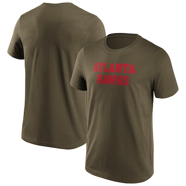 Atlanta Hawks Fanatics T-shirt con marchio di moda a colori Wordmark - Uomo