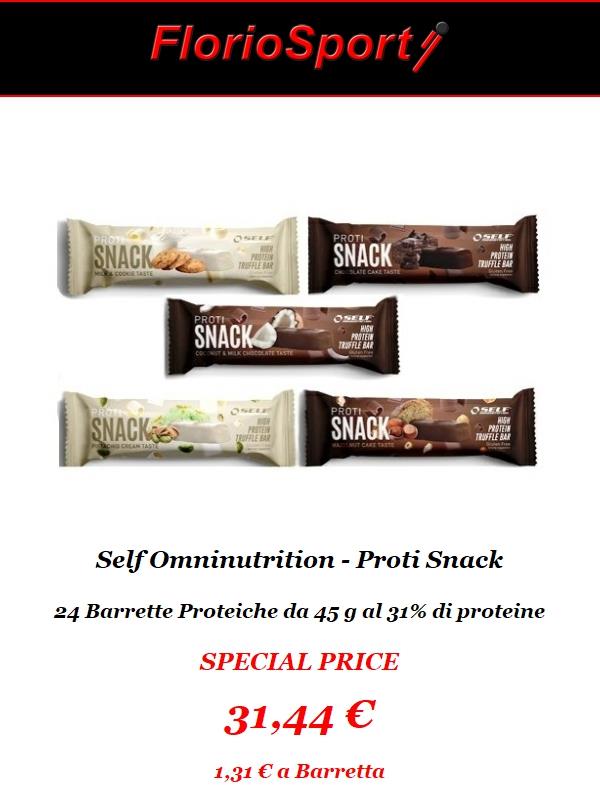 😍 Self Omninutrition Proti Snack 24 barrette da 45g.