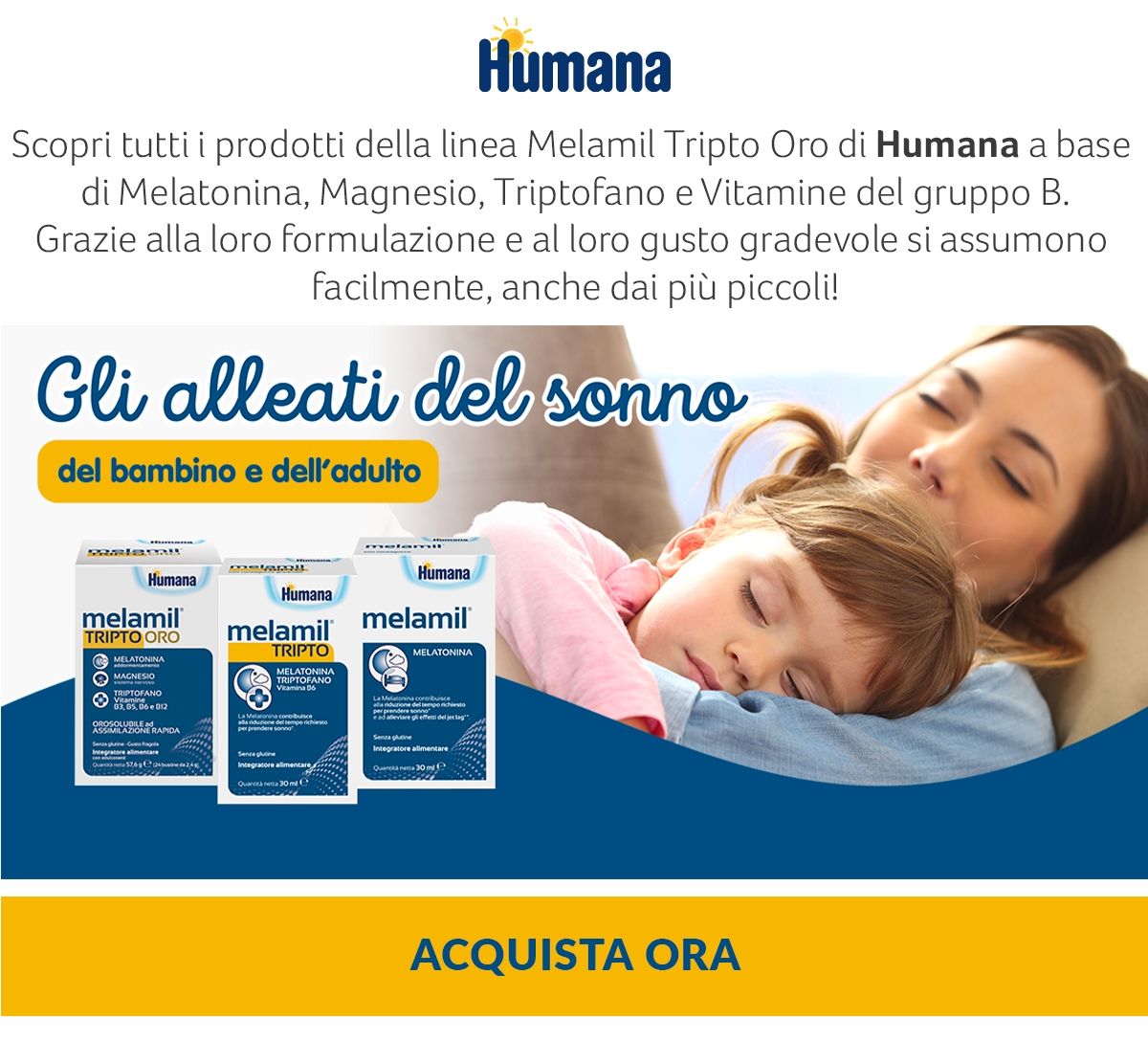 Melamil Tripto Oro di Humana