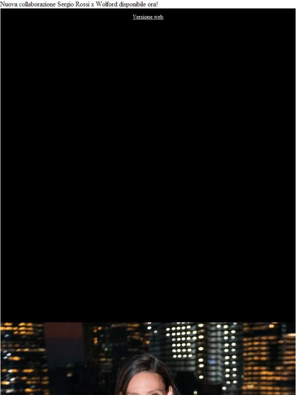 ORA LIVE: Sergio Rossi x Wolford