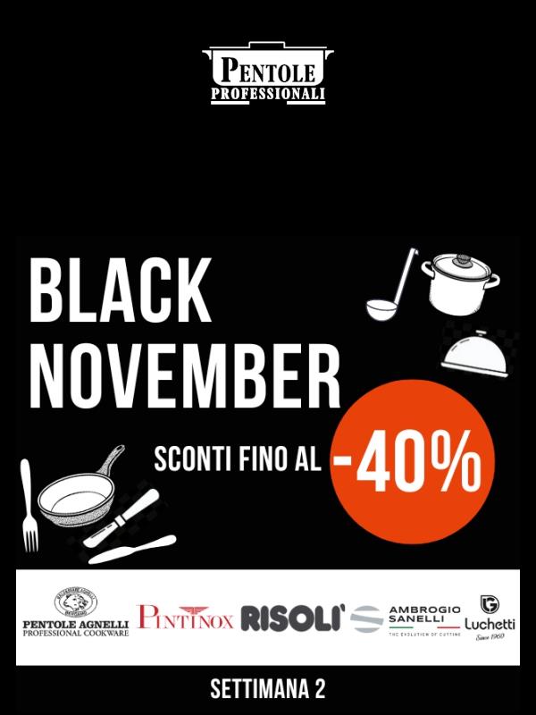 [Black Week] Gli Sconti del Black November di PentoleProfessionali 💥