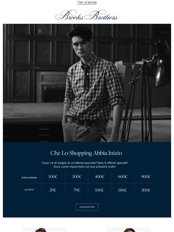 Ultima chiamata: Più spendi, più risparmi