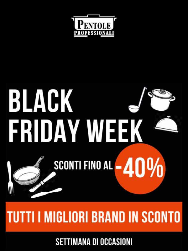 [Black Week] Gli Sconti del Black Friday sono già iniziati! 💥