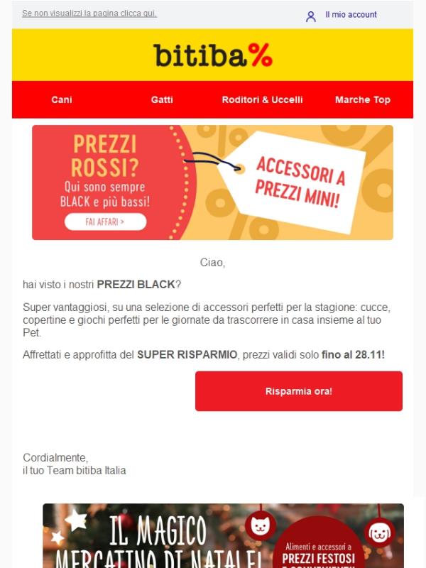 CYBER WEEKS: approfitta del risparmio! 🐶🐱