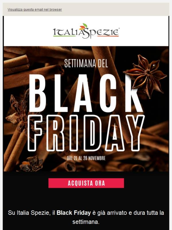 ⚫ ❤ È arrivata la settimana del Black Friday! ❤ ⚫