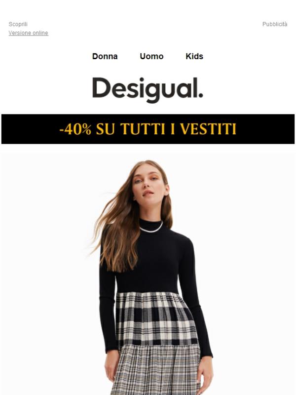 Tutti i vestiti al -40% | SOLO OGGI
