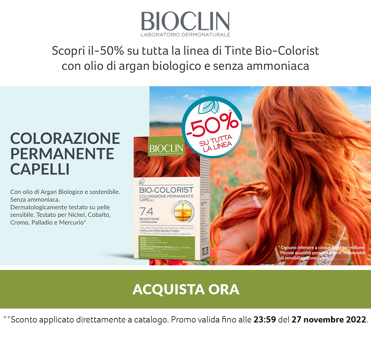 BIOCLIN -50% su tutta la linea