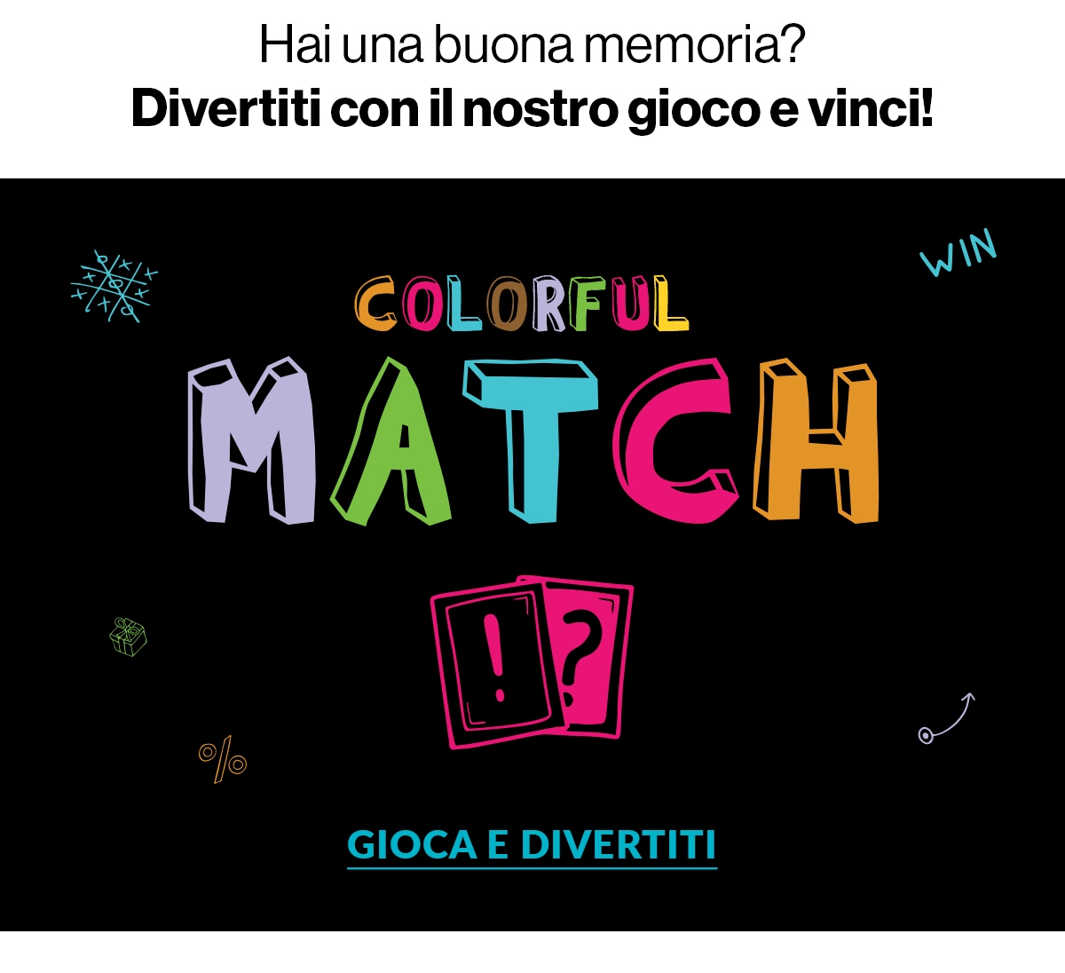 Colorful match gioca e divertiti