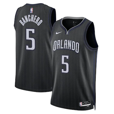 Orlando Magic Nike City Edition Swingman Jersey 22 - Nero - Paolo Banchero - Unisex