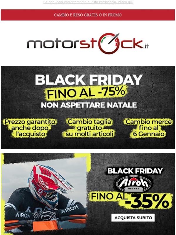 🖤 Black Friday fino al 75% - Airoh Acerbis Midland