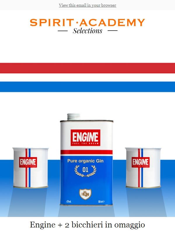 ENGINE + 2 bicchieri in omaggio | Spirit Academy