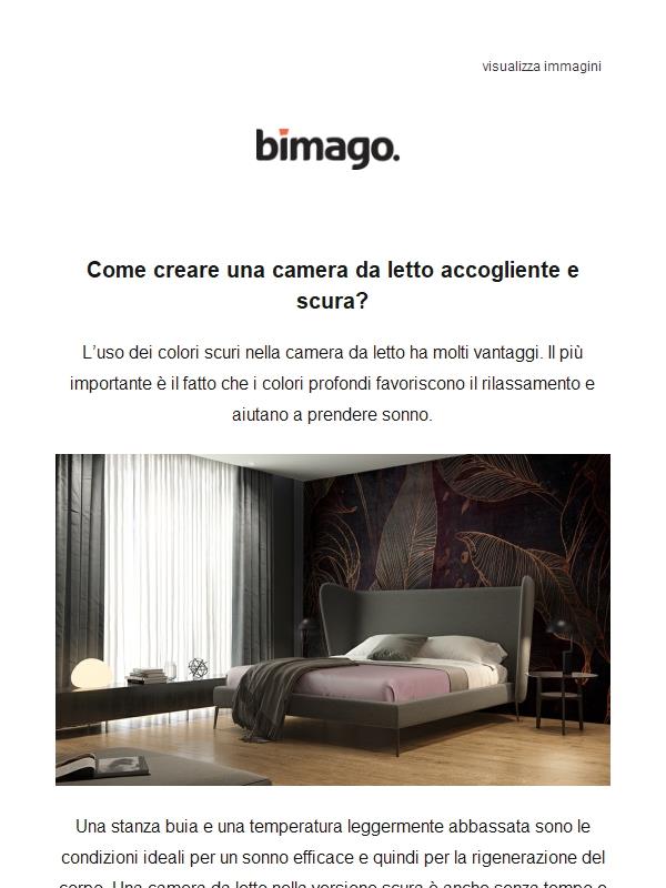 Come creare una camera da letto accogliente e scura?