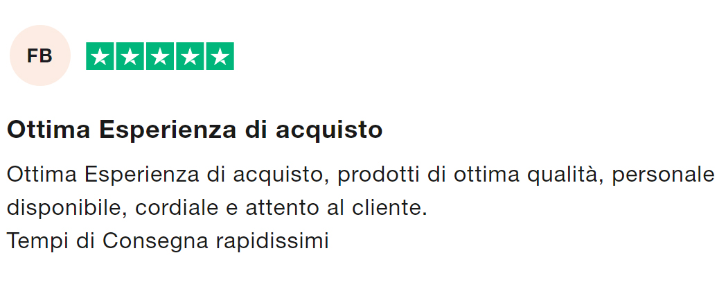 Recensione Trustpilot