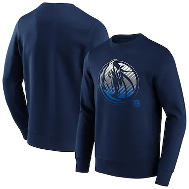 Felpa con logo Fade Graphic Crew Dallas Mavericks Fanatics - Uomo