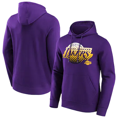 Felpa con cappuccio con logo Fade Graphic dei Los Angeles Lakers Fanatics - Uomo