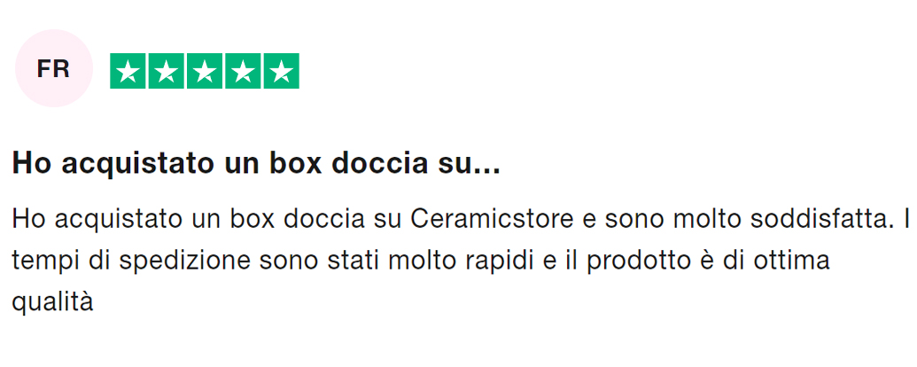 Recensione Trustpilot