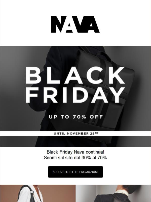Black Friday Nava - Le nostre idee regalo