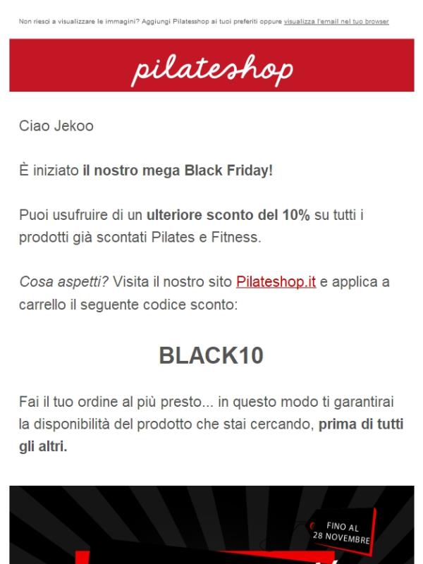 Il Black Friday inizia adesso 😍