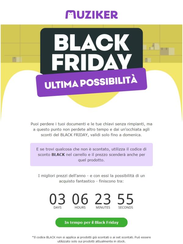 Black Friday - l'ultima occasione