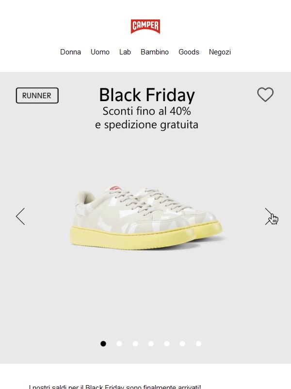 È arrivato il Black Friday | Fino al 40% di sconto