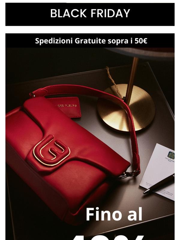 Fino al 40% off! Il Black Friday è qui!