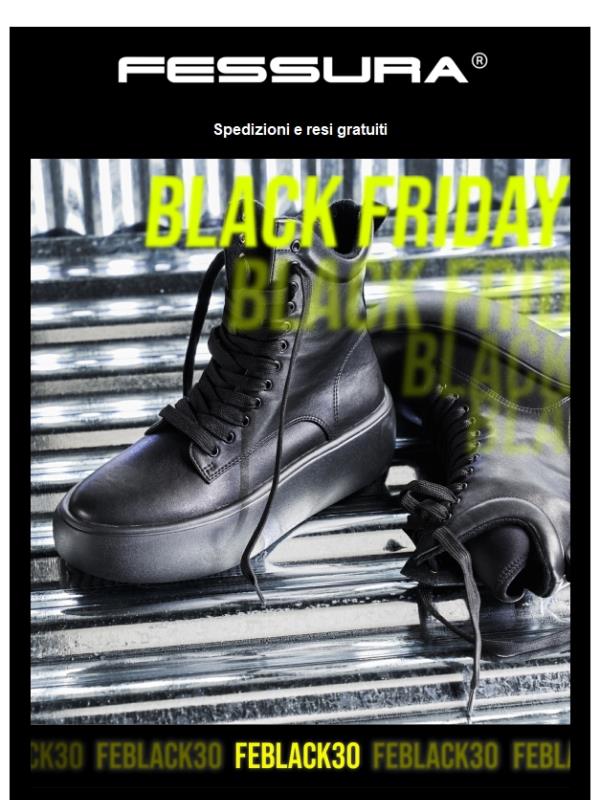 Black Friday! Solo oggi -30% su TUTTO & spedizioni gratuite