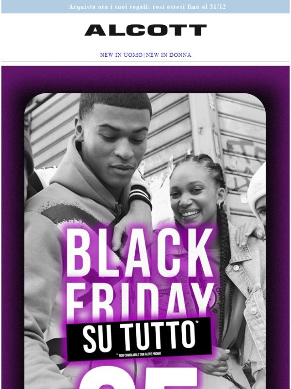 Hai detto Black Friday? -25% su TUTTO! 💣