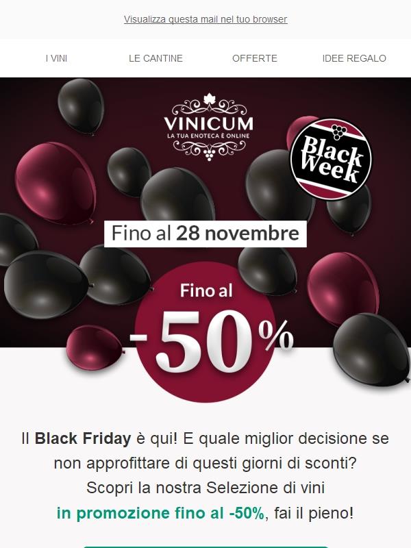 Hey, il tuo giorno preferito è arrivato! ⚫ Approfittane per Natale!