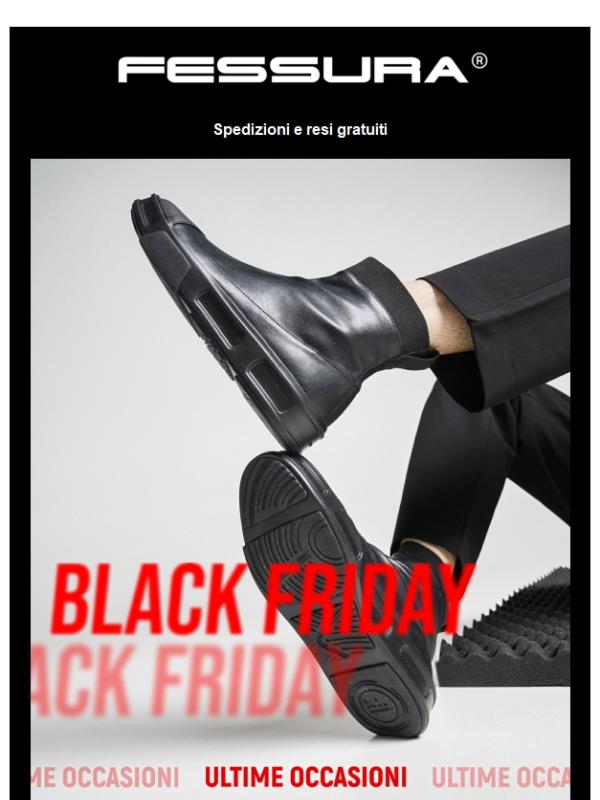 Ultime ore Black Friday! -30% su TUTTO & spedizioni gratuite