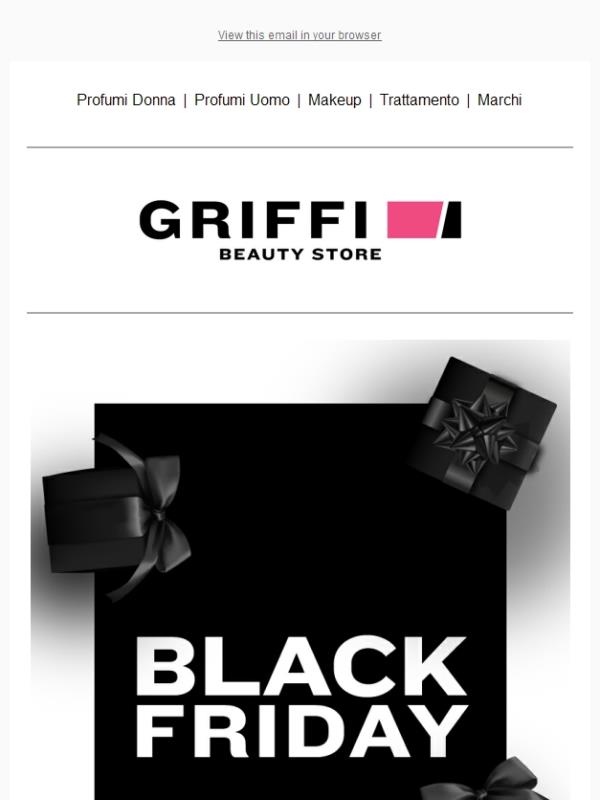 BLACK FRIDAY: codice BLACK10 🖤