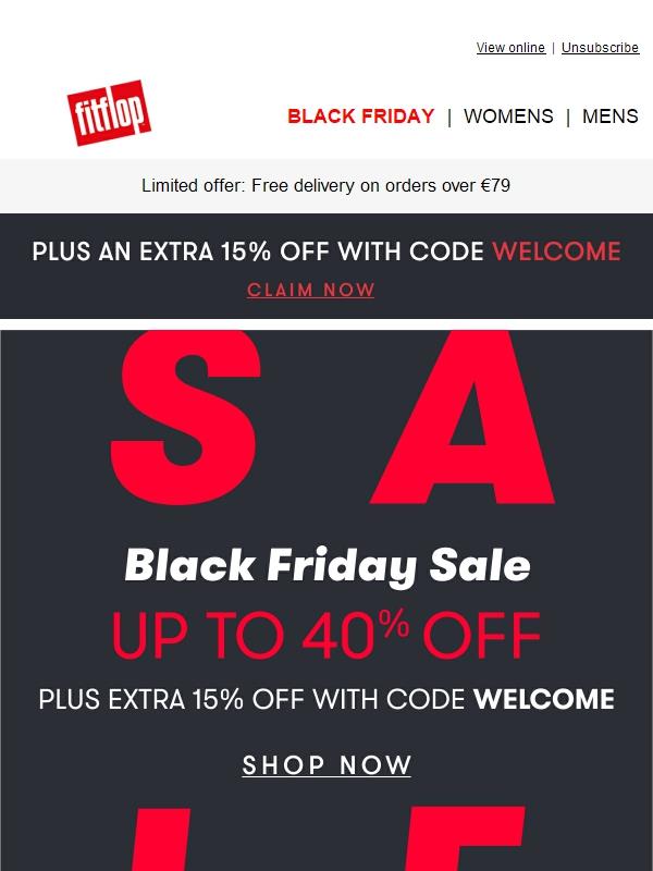 Extra 15% Off Black Friday Sale