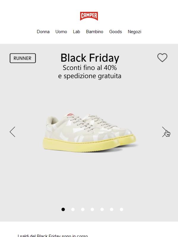 Ultime 48 ore - Fino al 40% di sconto | Black Friday