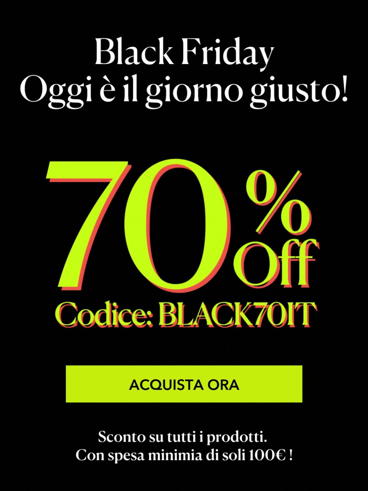70% off!