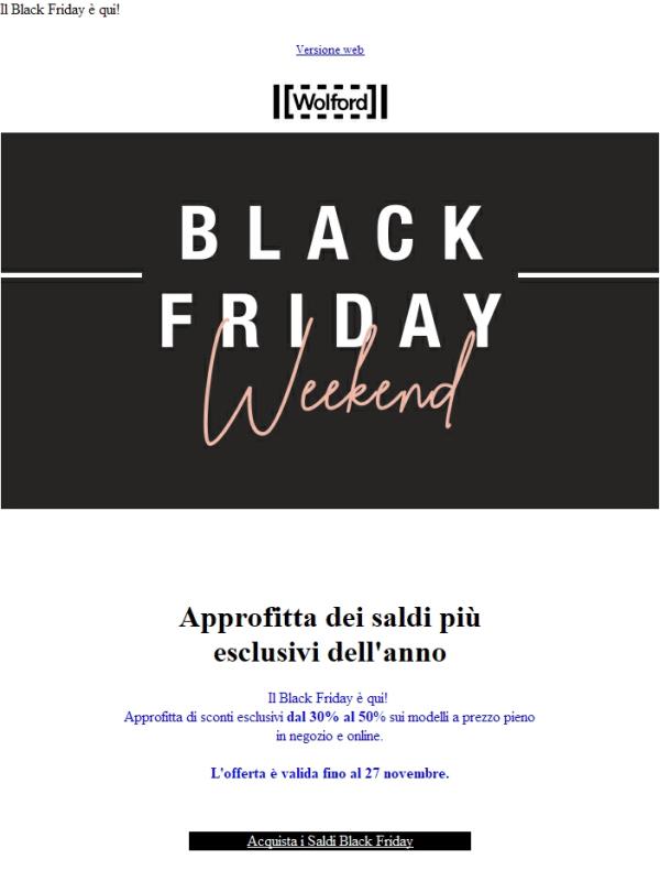 Black Friday: fino a -50% su tanti modelli in più!