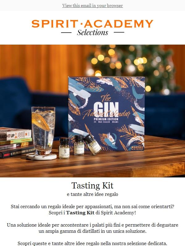 Tasting Kit + altre idee regalo | Spirit Academy