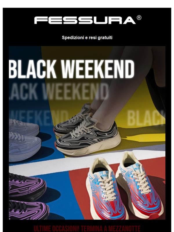 -30% su TUTTO & spedizioni gratuite! Ultimo giorno Black Weekend