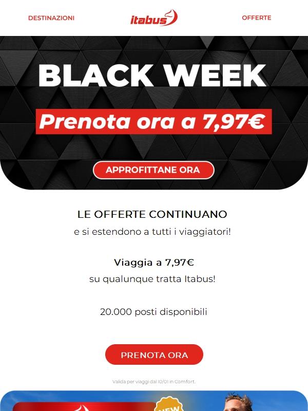 Viaggia in Italia a 7,97€ | ESTENSIONE PER TUTTI