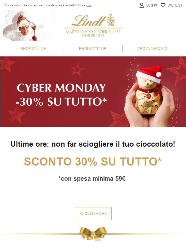 Sconto 30% su tutto fino a mezzanotte ⌚