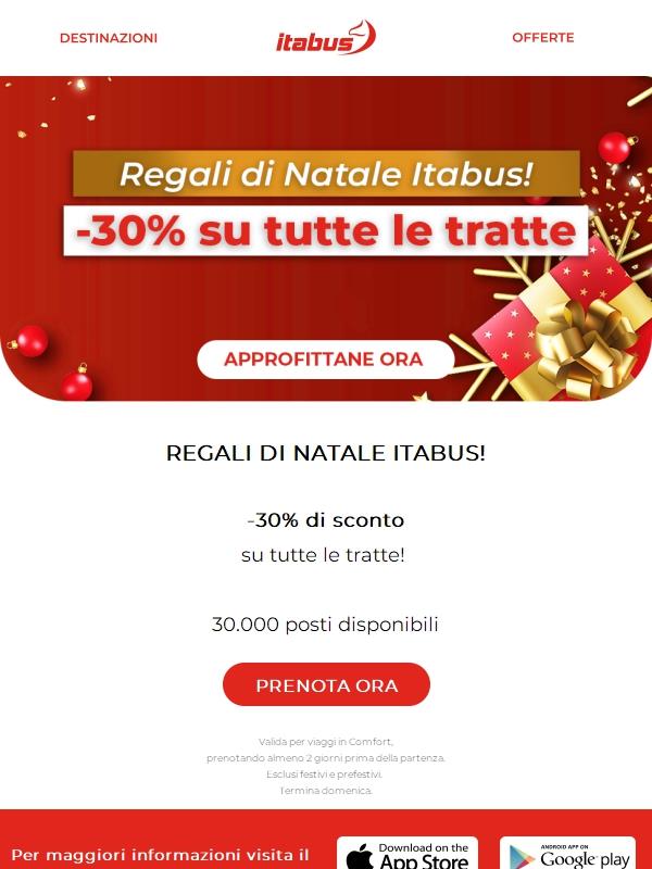 💥 -30% di SCONTO su tutte le tratte! 💥