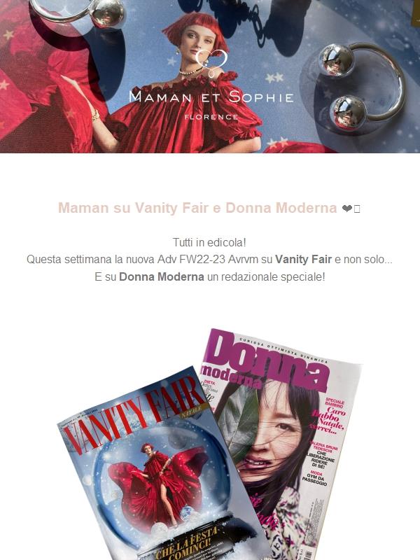 Maman su Vanity Fair e Donna Moderna 💌