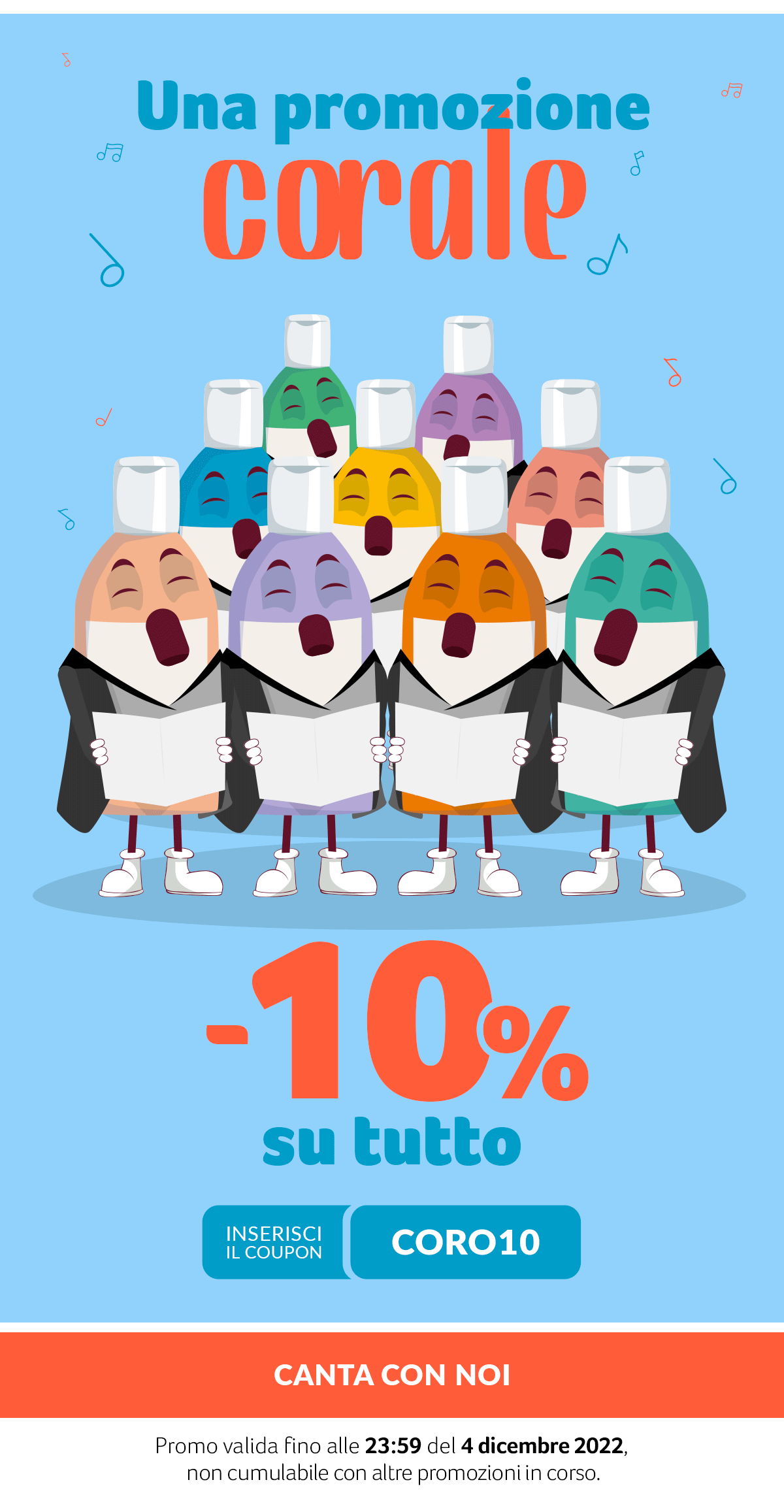 -10% su tutto CORO10