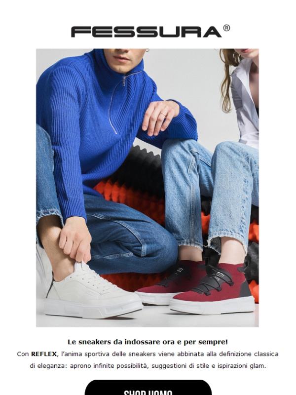 Fessura REFLEX: scegli le sneakers comode ed incredibilmente trendy!