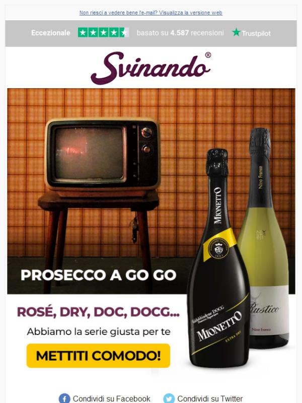 Oggi va in onda Prosecco a go go… 📺🥂
