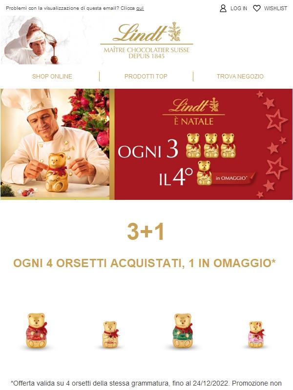 Regali di Natale: il 3+1 di Orsetto ti aspetta