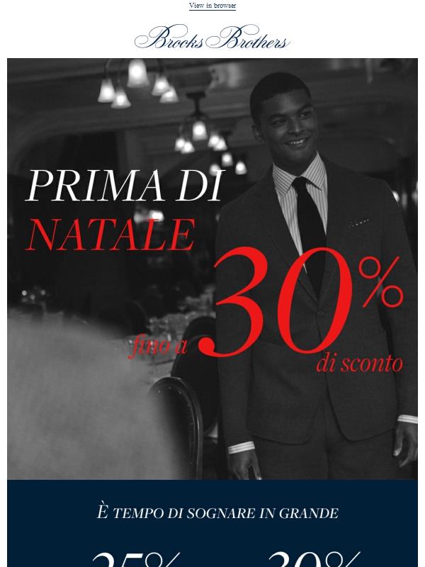 Le festività portano gioia: fino a 30% di sconto