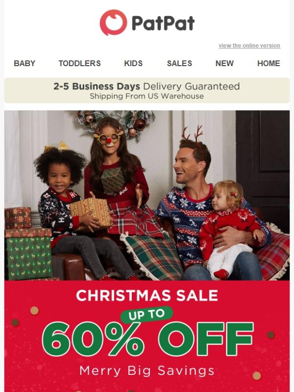 Up to 60% Off!🧑‍🎄 Ready for Christmas!