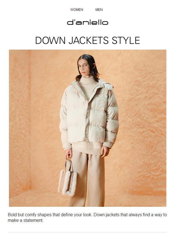 Down jacket style