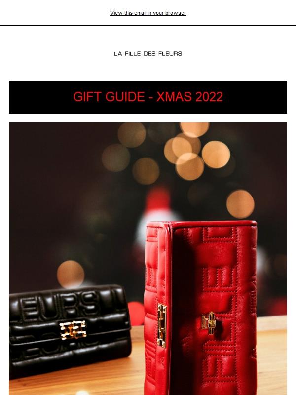 Preparati per il Natale con la nostra GIFT GUIDE regali a partire da 25 €